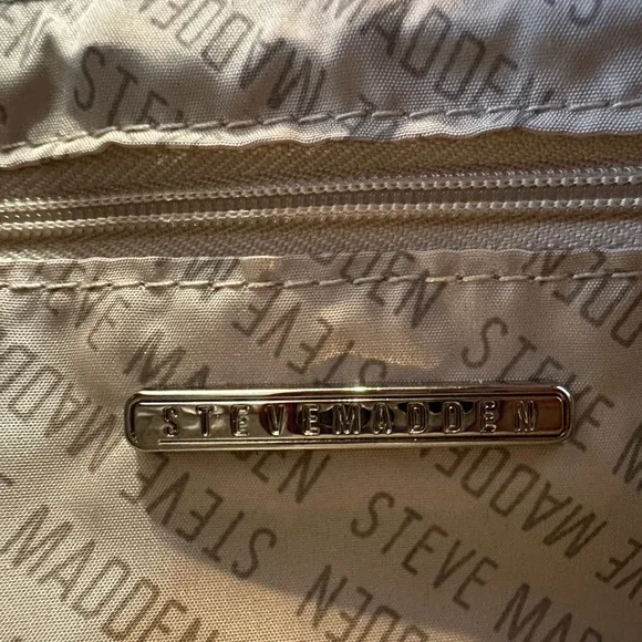 Steve Madden Lemon Print Shoulder Bag with Chain Accents and Coin Purse - Picture 13 of 13